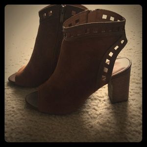 Franco Sarto Open toed booties